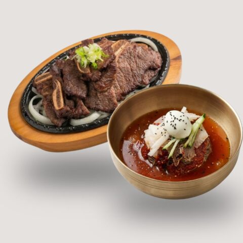Bibim Naengmyeon + LA Galbi