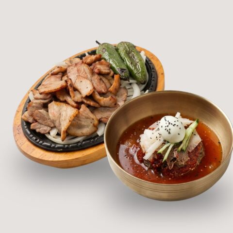 Bibim Naengmyeon + Pork Belly