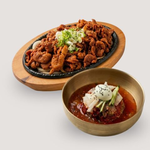 Bibim Naengmyeon + Spicy Pork Bulgogi