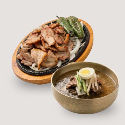 Naengmyeon + Pork Belly